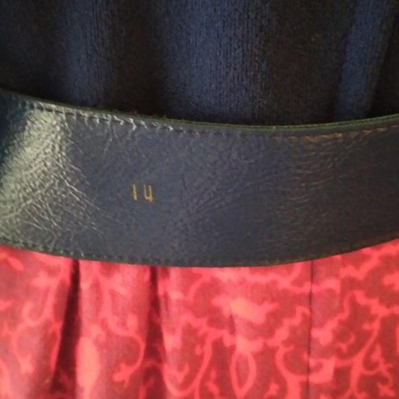 Vintage 1970's dagger collar dress John Norman Sz 14 - Picture 6 of 11